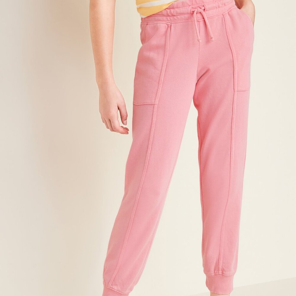 Garment-Dyed French Terry Utility Street Joggers / Sweatpants - L(10-12), XL(14)
